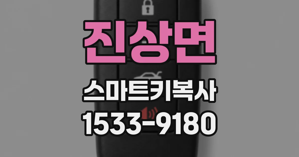 진상면 스마트키복사