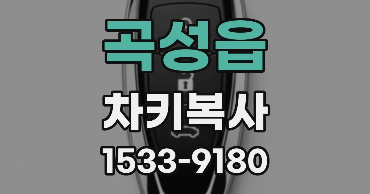 곡성읍 차키복사