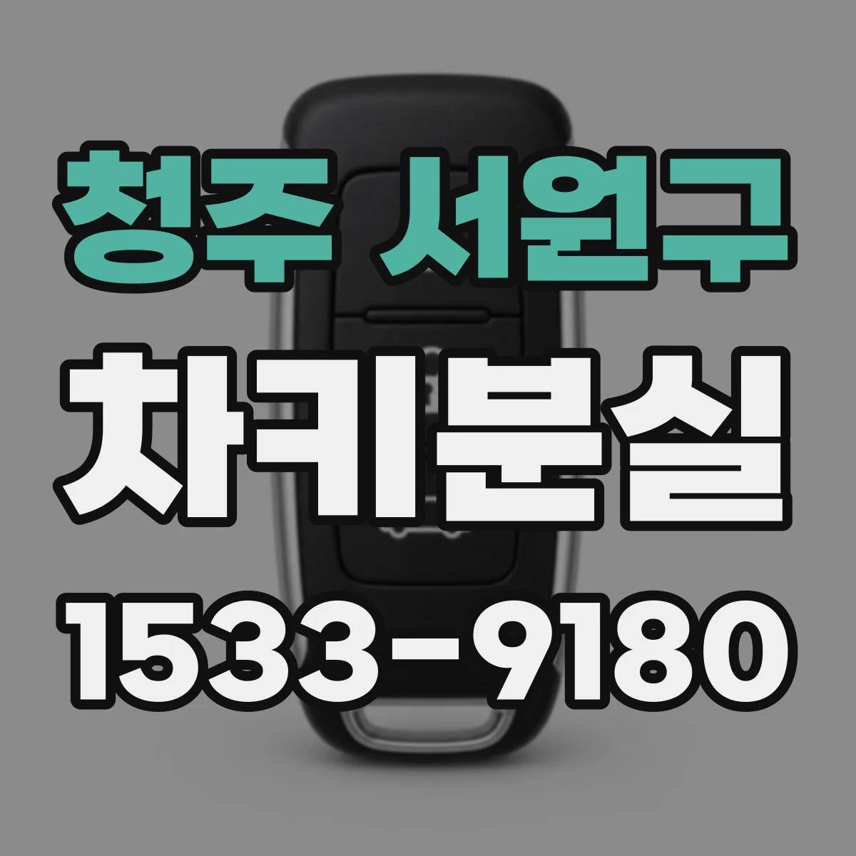 청주 서원구 차키분실