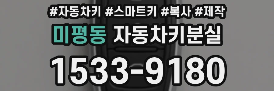 미평동 자동차키분실