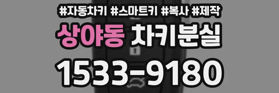 상야동 차키분실