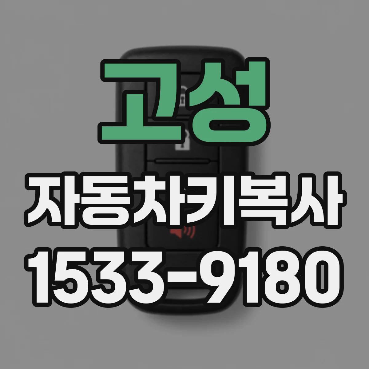 고성 자동차키복사