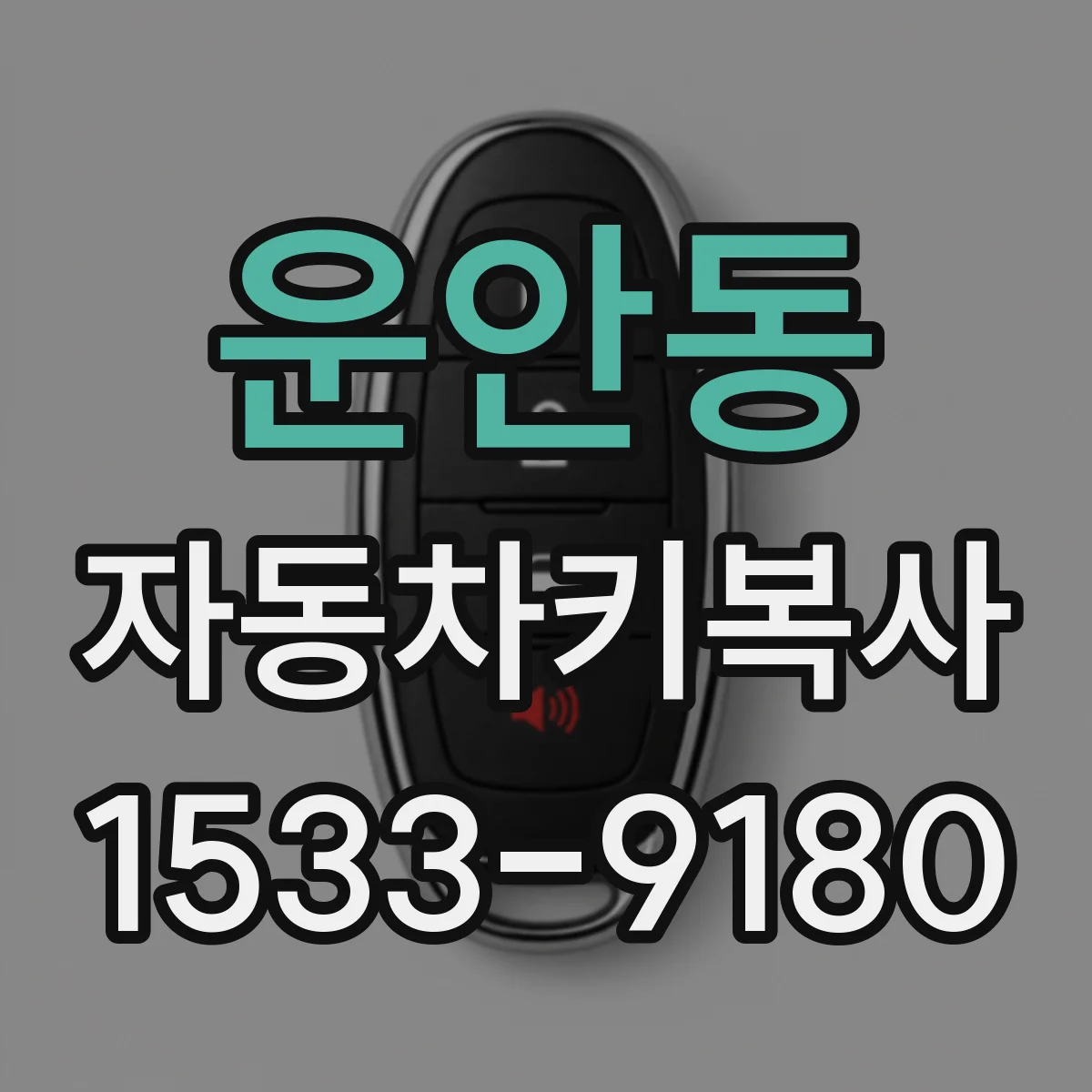 운안동 자동차키복사