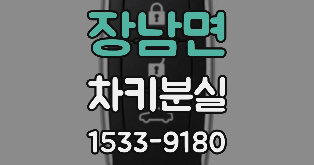 장남면 차키분실