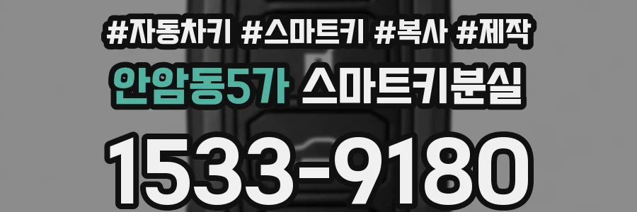 안암동5가 스마트키분실