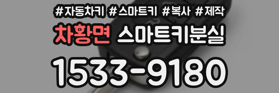 차황면 스마트키분실