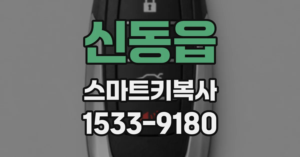 신동읍 스마트키복사