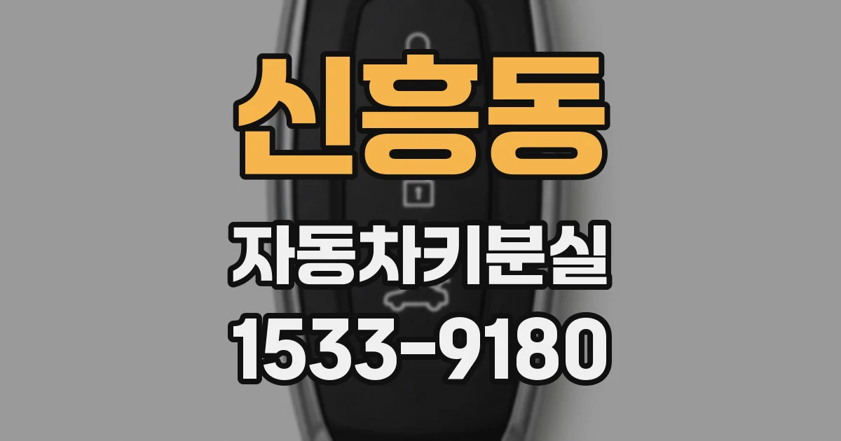 신흥동 자동차키분실
