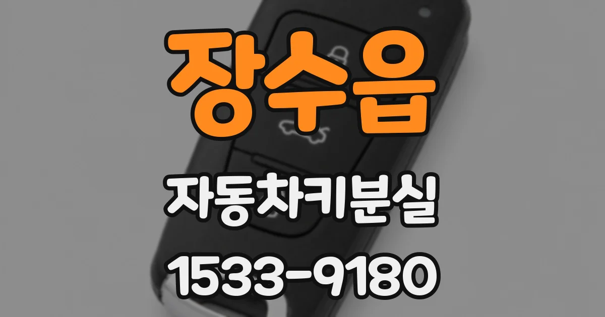 장수읍 자동차키분실