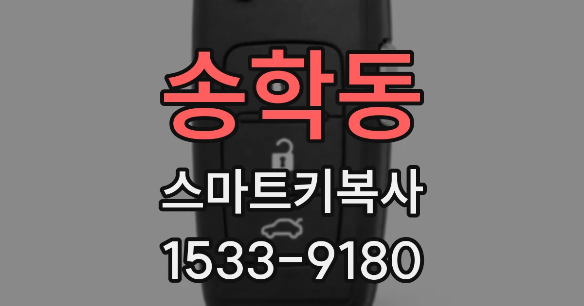 송학동 스마트키복사