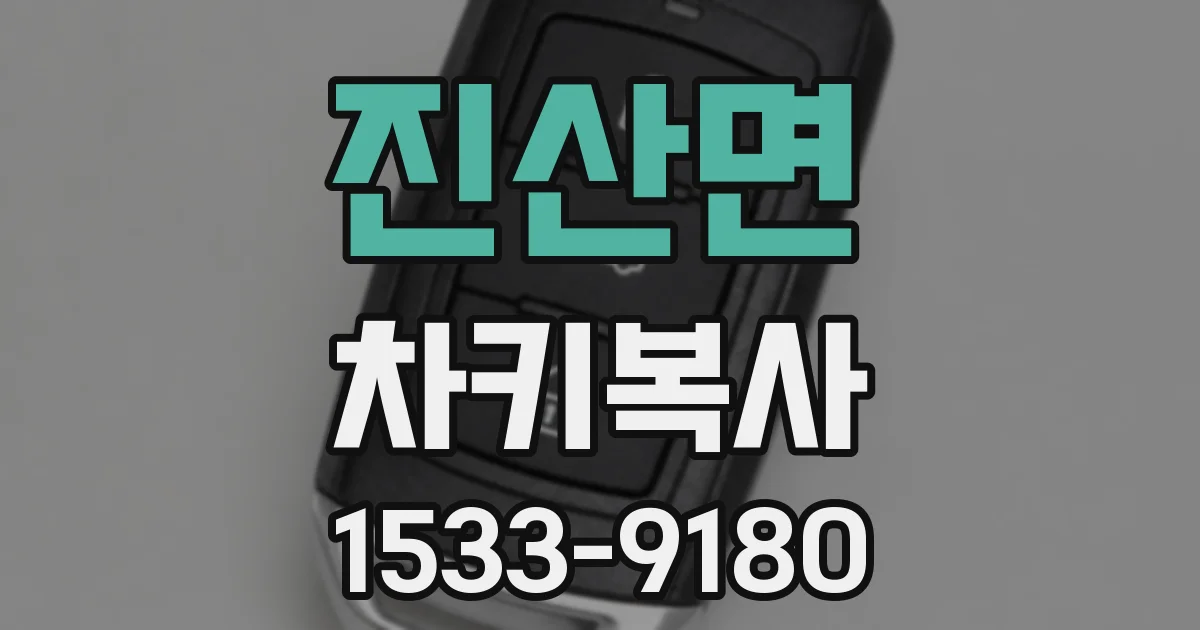 진산면 차키복사