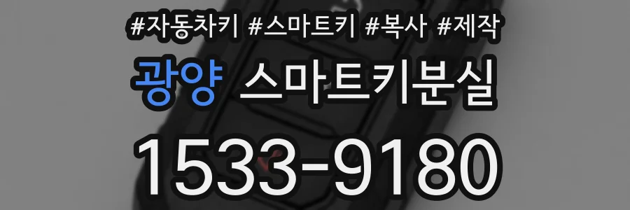 광양 스마트키분실