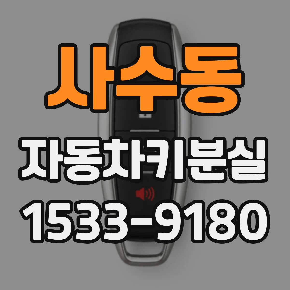 사수동 자동차키분실