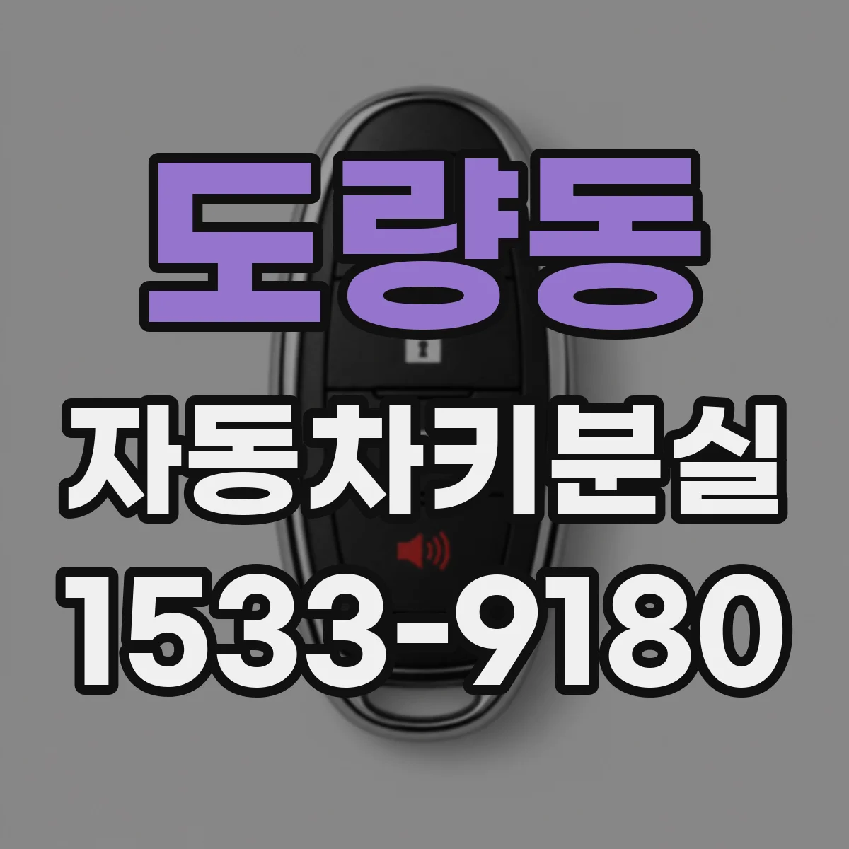도량동 자동차키분실