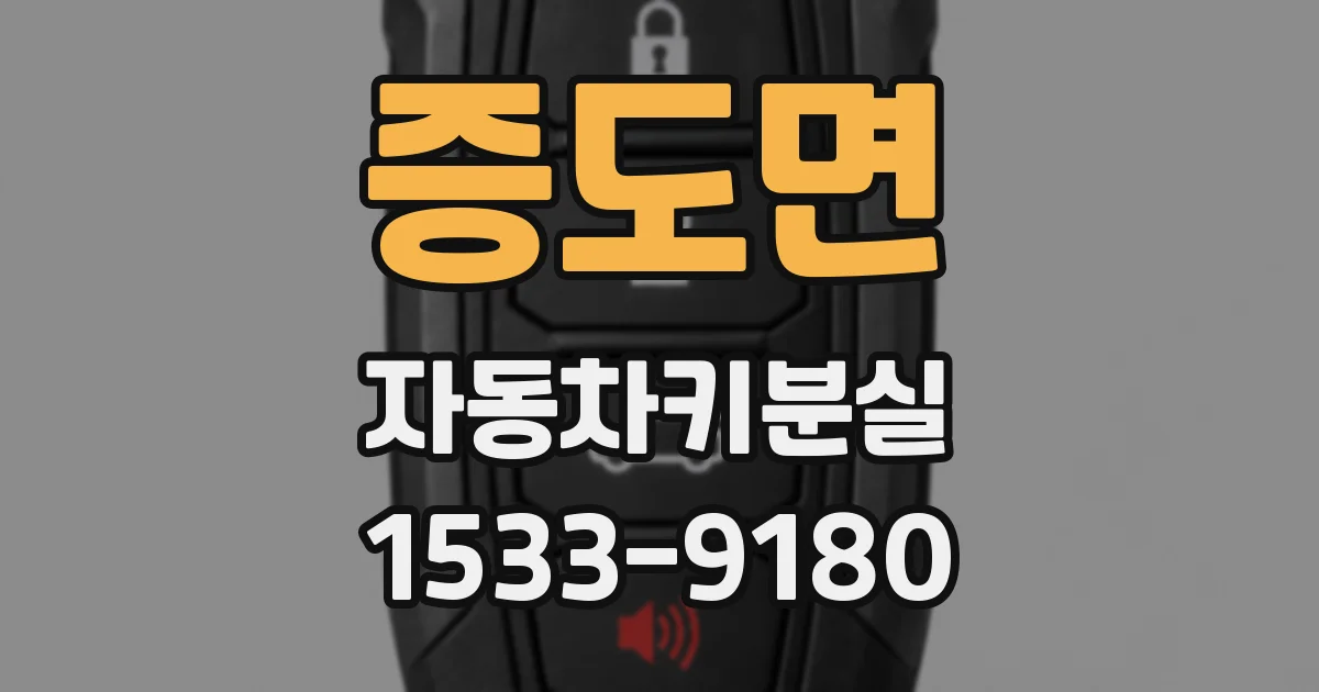 증도면 자동차키분실