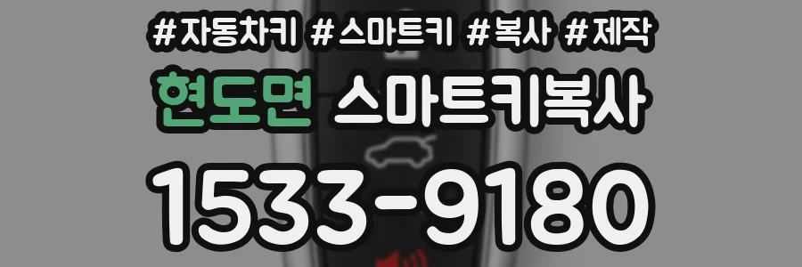 현도면 스마트키복사