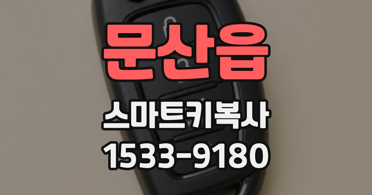 문산읍 스마트키복사