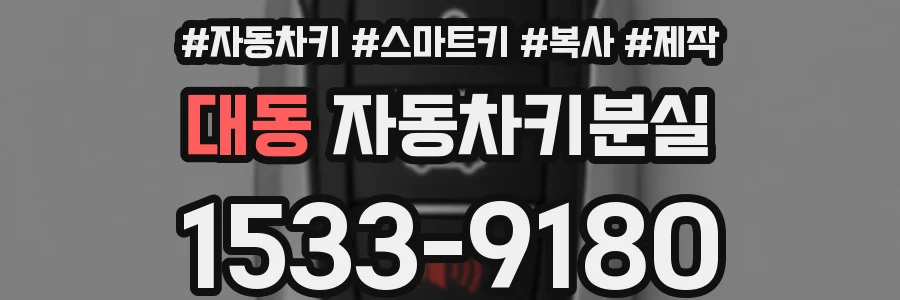대동 자동차키분실