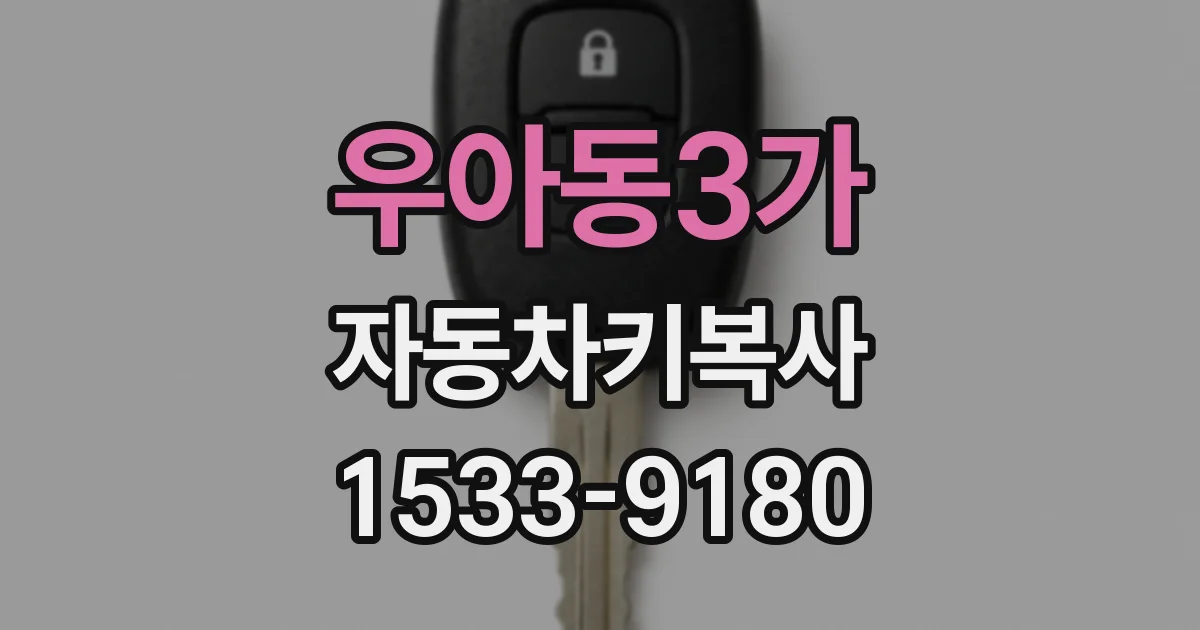 우아동3가 자동차키복사