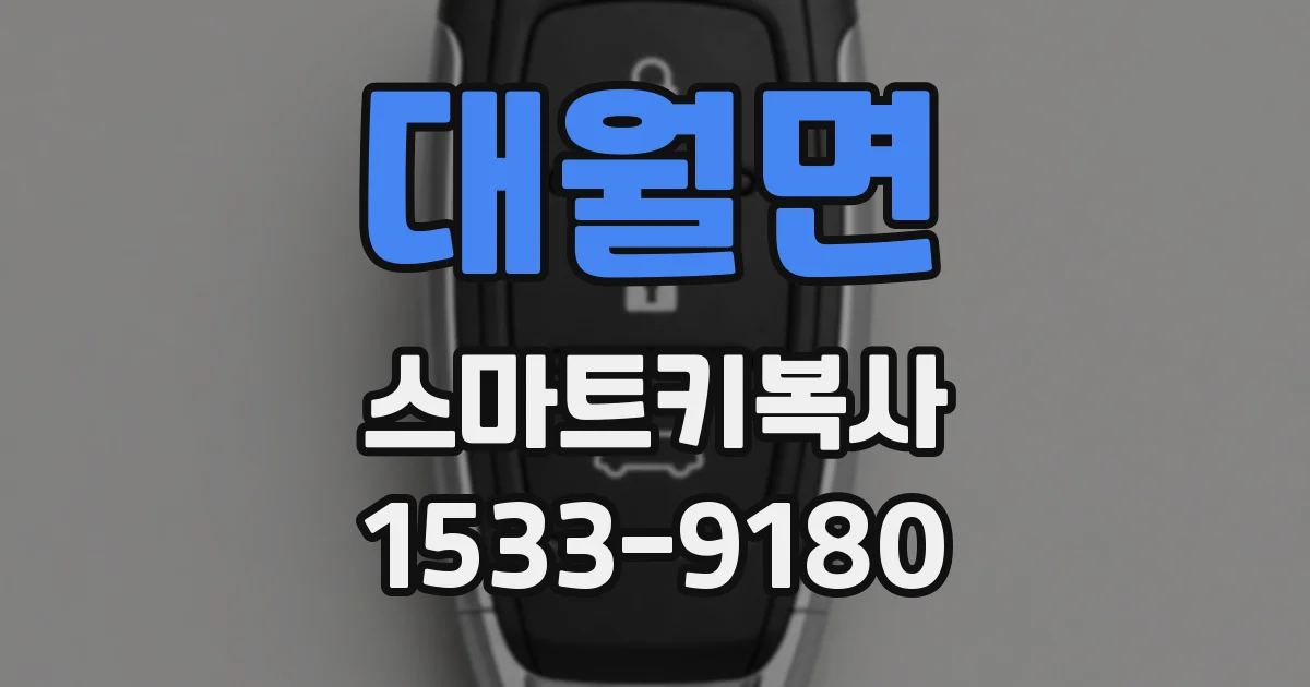 대월면 스마트키복사