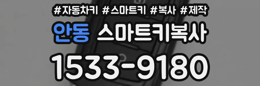 안동 스마트키복사
