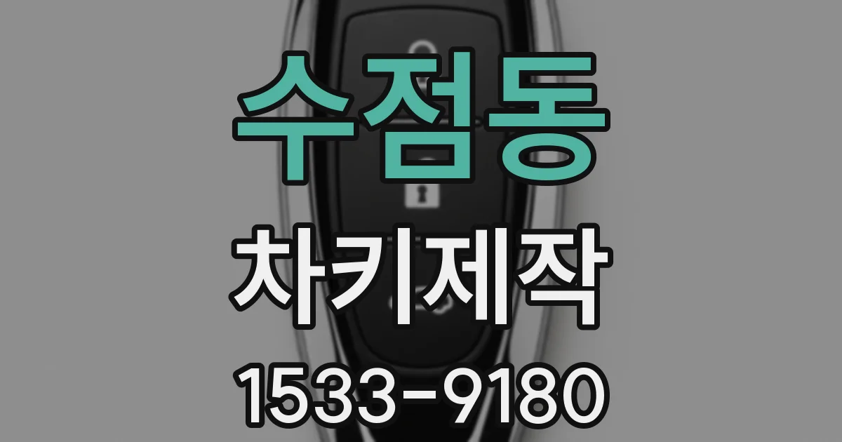 수점동 차키제작