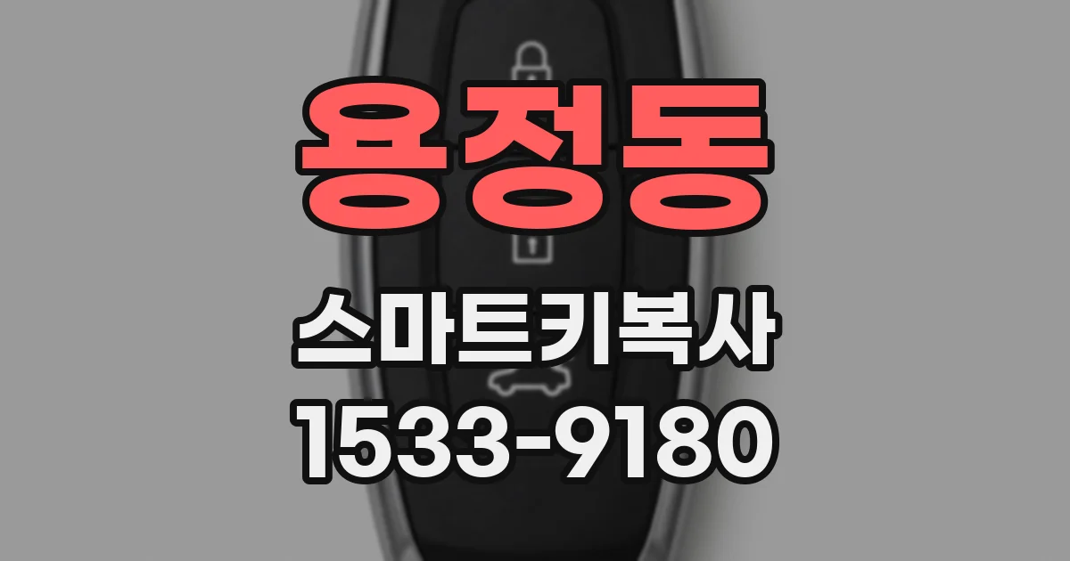 용정동 스마트키복사