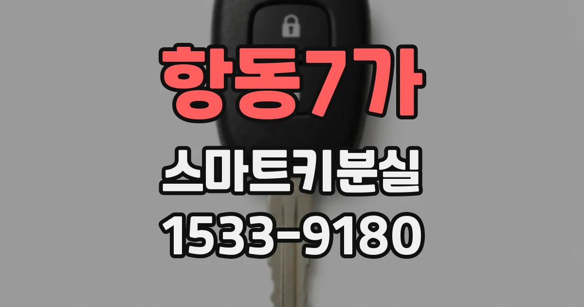 항동7가 스마트키분실