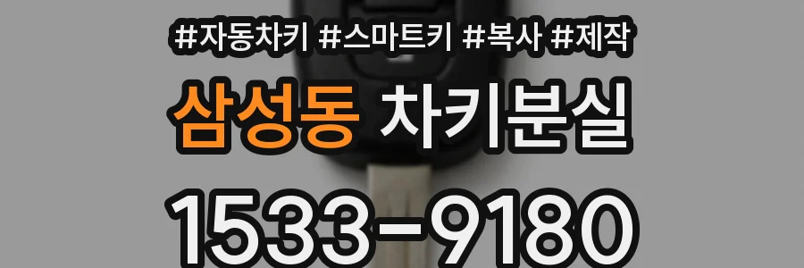 삼성동 차키분실