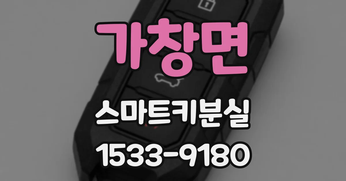 가창면 스마트키분실