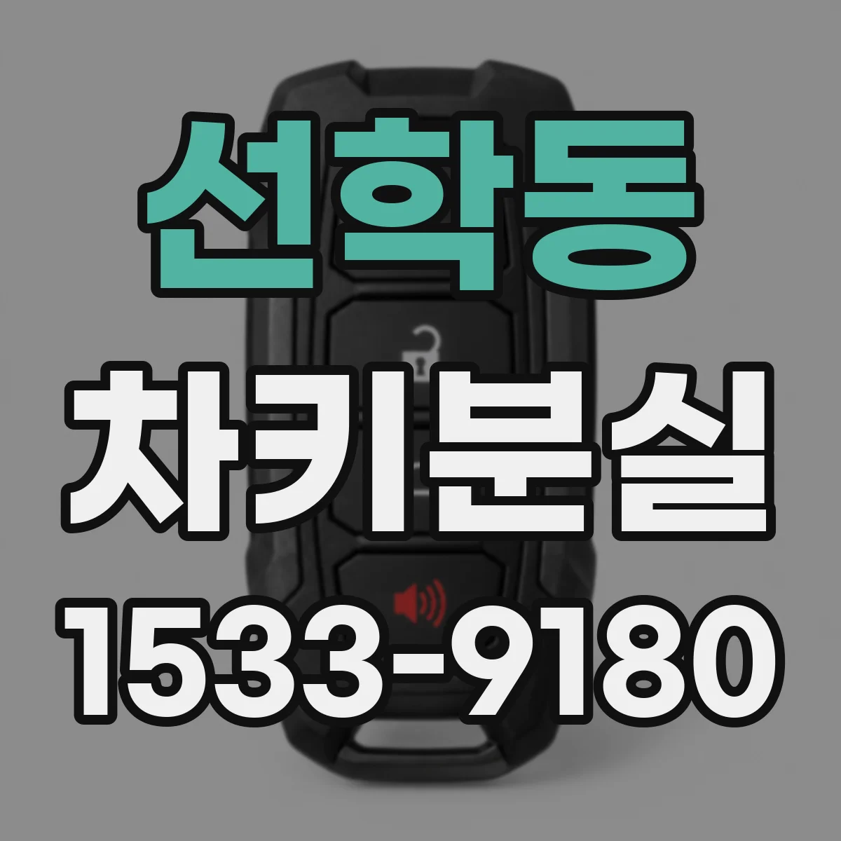 선학동 차키분실