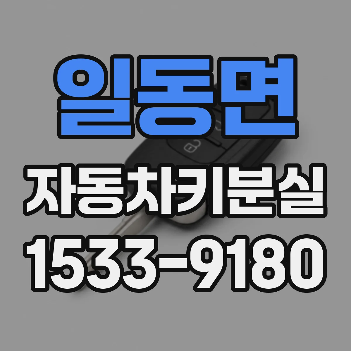 일동면 자동차키분실