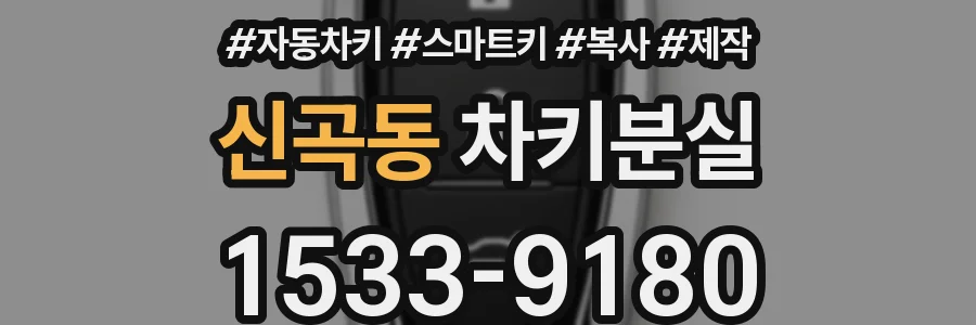 신곡동 차키분실