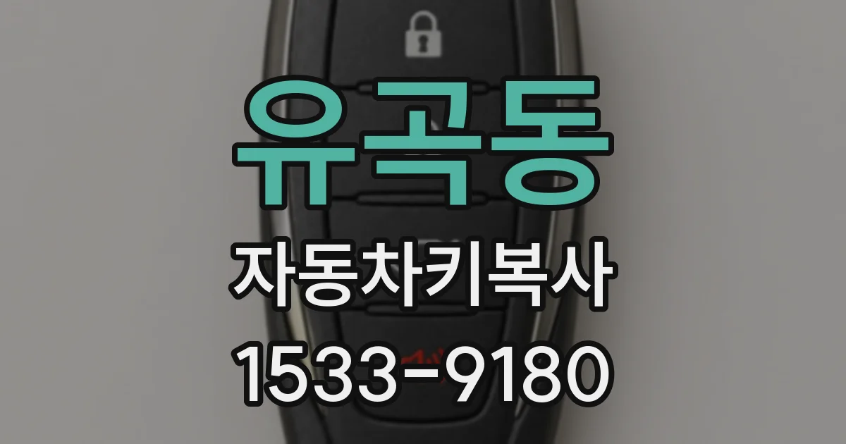 유곡동 자동차키복사