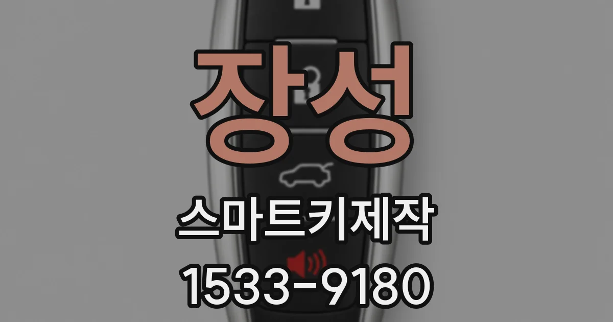 장성 스마트키제작