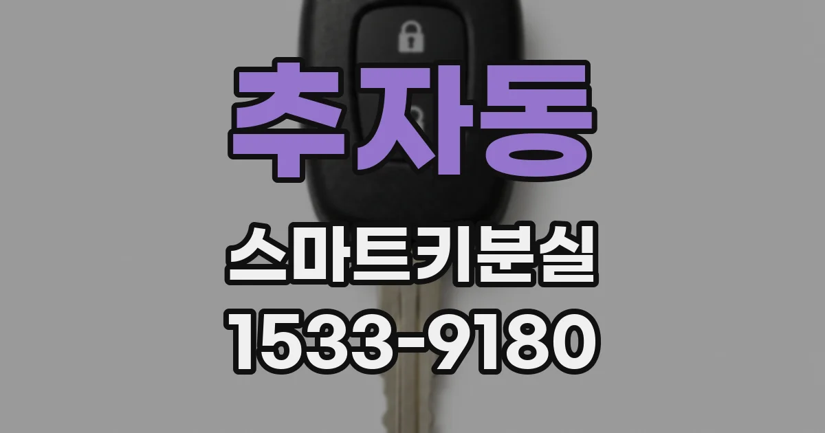 추자동 스마트키분실