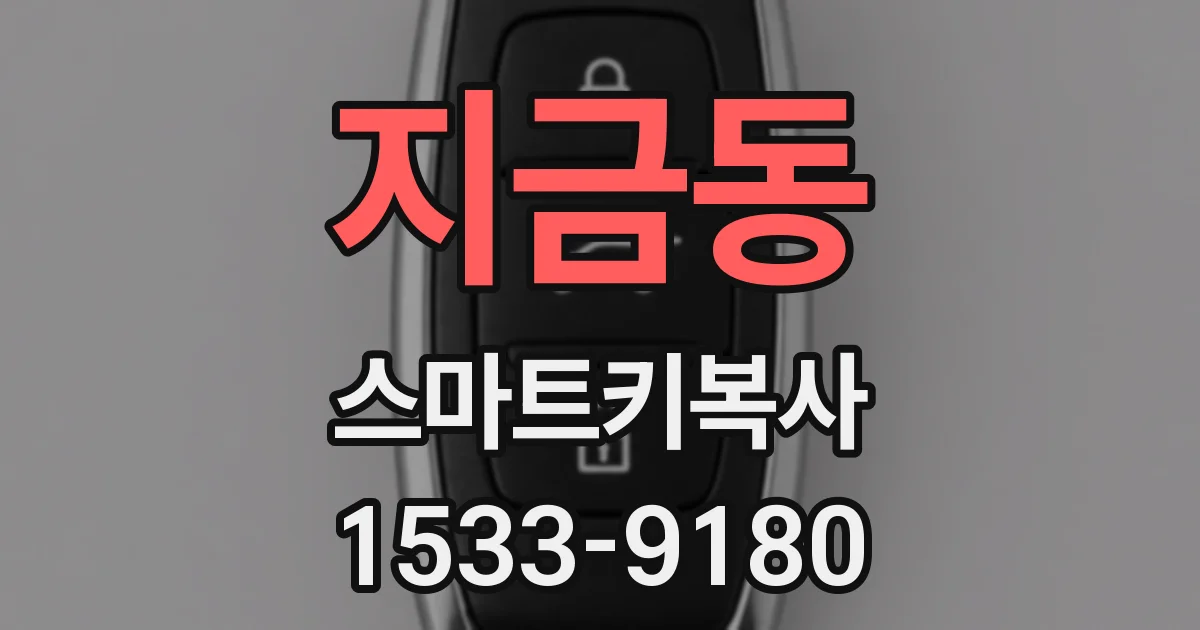 지금동 스마트키복사