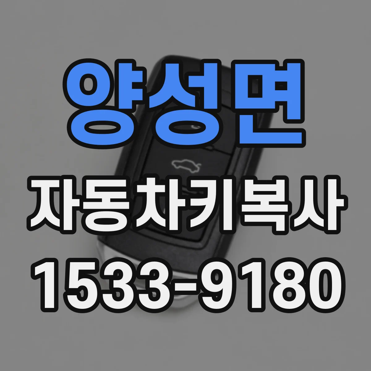 양성면 자동차키복사