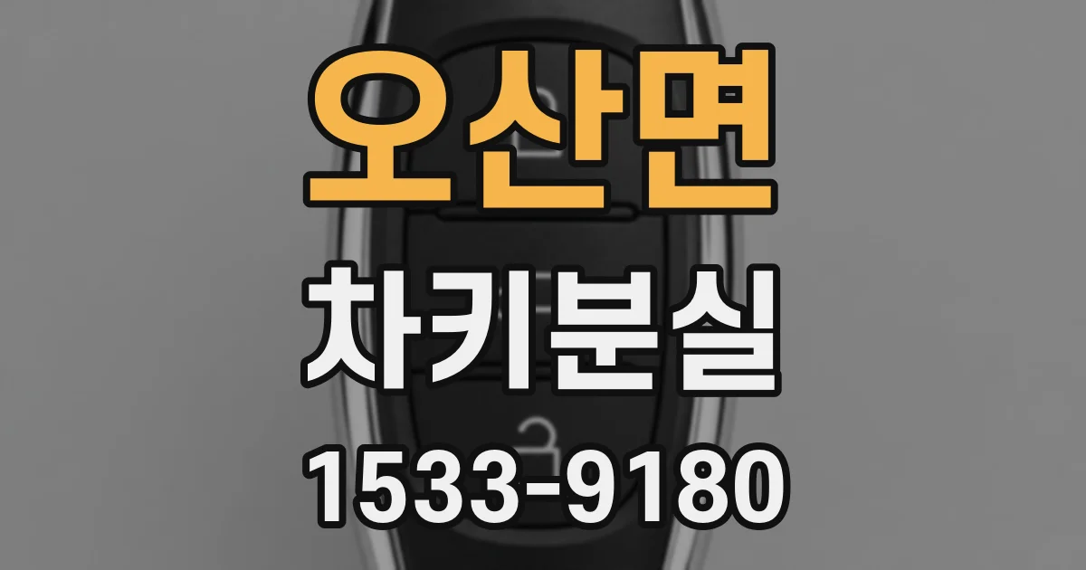 오산면 차키분실
