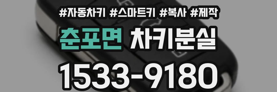 춘포면 차키분실