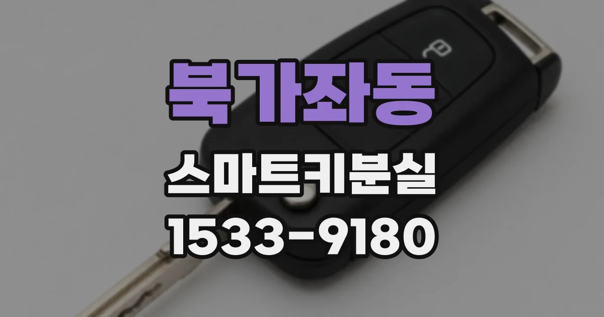 북가좌동 스마트키분실