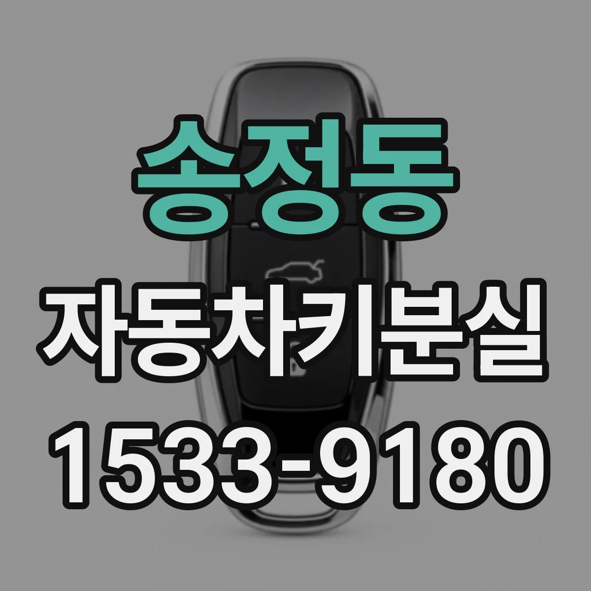 송정동 자동차키분실