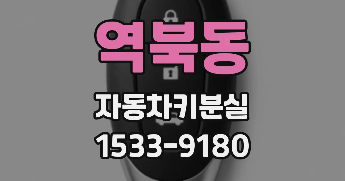 역북동 자동차키분실