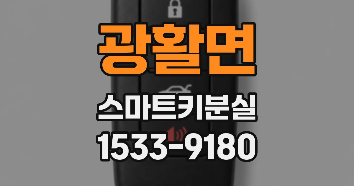 광활면 스마트키분실