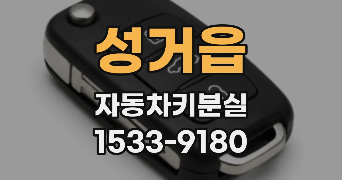성거읍 자동차키분실