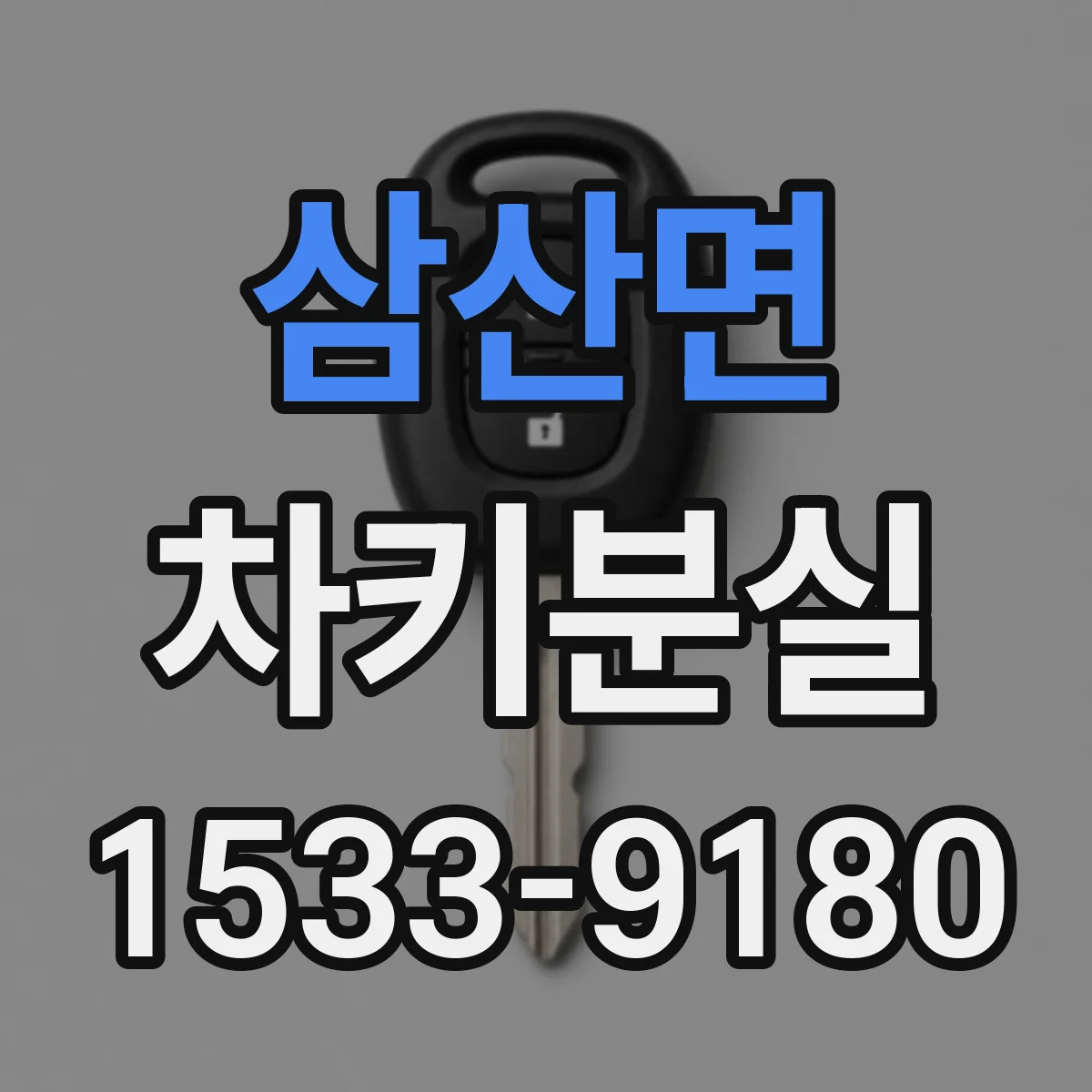 삼산면 차키분실