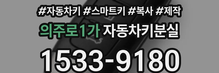 의주로1가 자동차키분실
