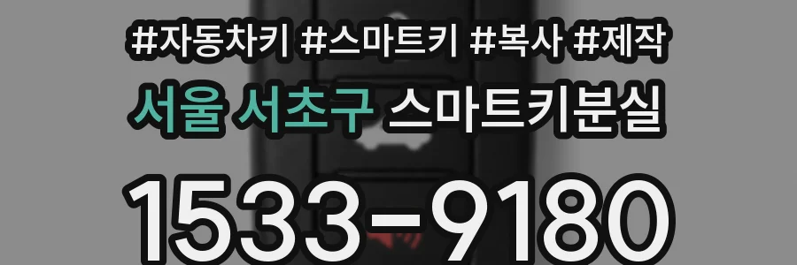 서울 서초구 스마트키분실