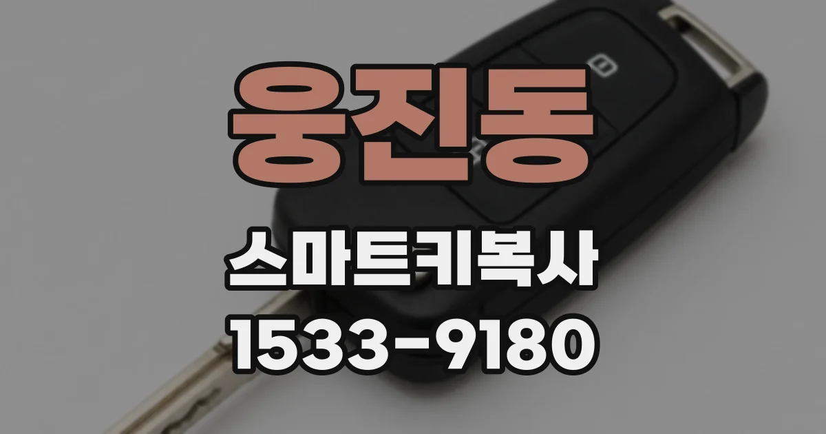 웅진동 스마트키복사