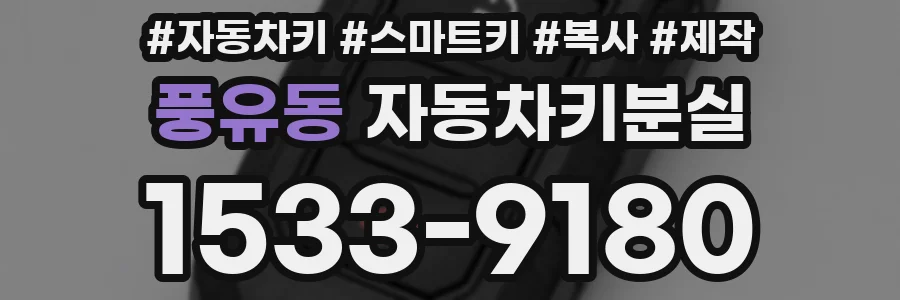 풍유동 자동차키분실